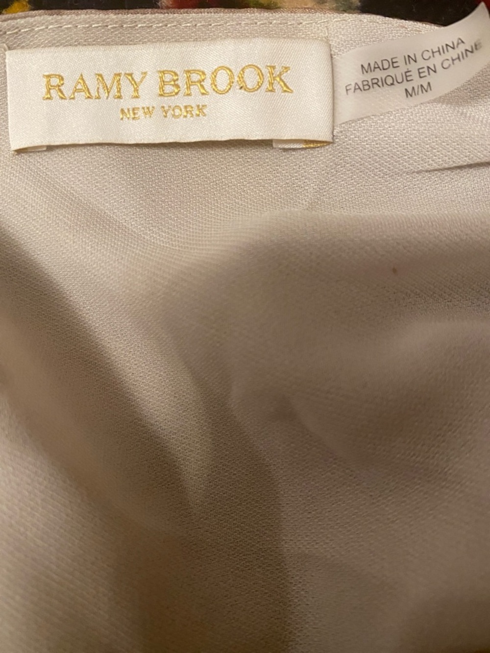 Ramy Brook Beige Animal Print Mini Dress Size M - Picture 9 of 12